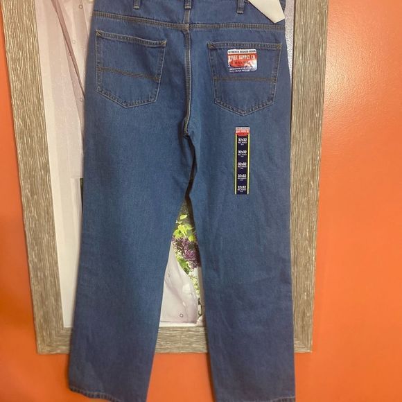 Rivet Workwear Rugged Denim Relaxed Jeans size 32*32 NWT - Picture 9 of 9